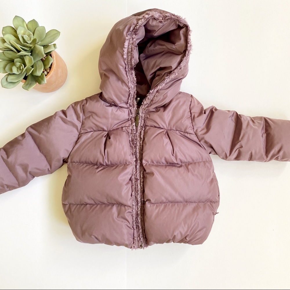 Moncler Girls Infant Mauve Purple Puffer Coat✨